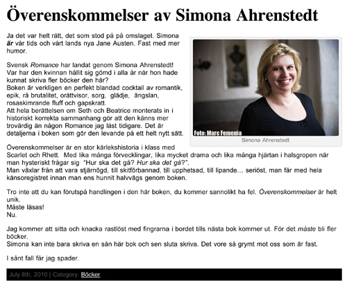 Överenskommelser av Simona Ahrenstedt « Sachiko