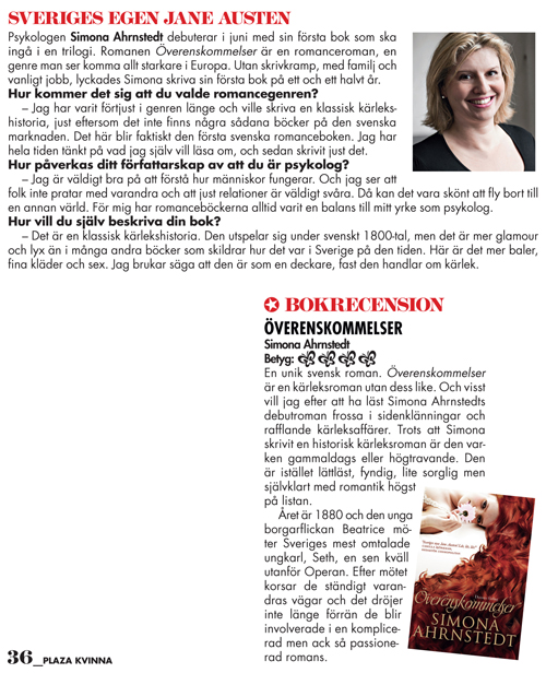 Recension ur Plaza Kvinna, nummer 6, 2010